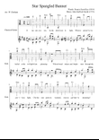 Star Spangled Banner (for Fingerstyle Guitar)