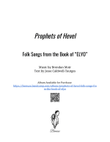 Prophets of Hevel: Folk Songs from the Book of 