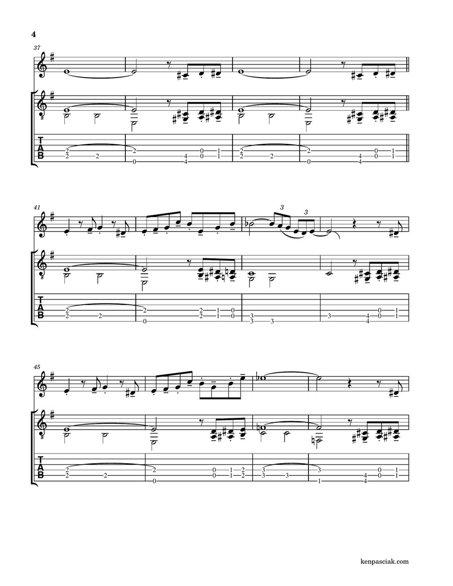 The Pink Panther The Pink Panther Flute scores gallery preview page 6