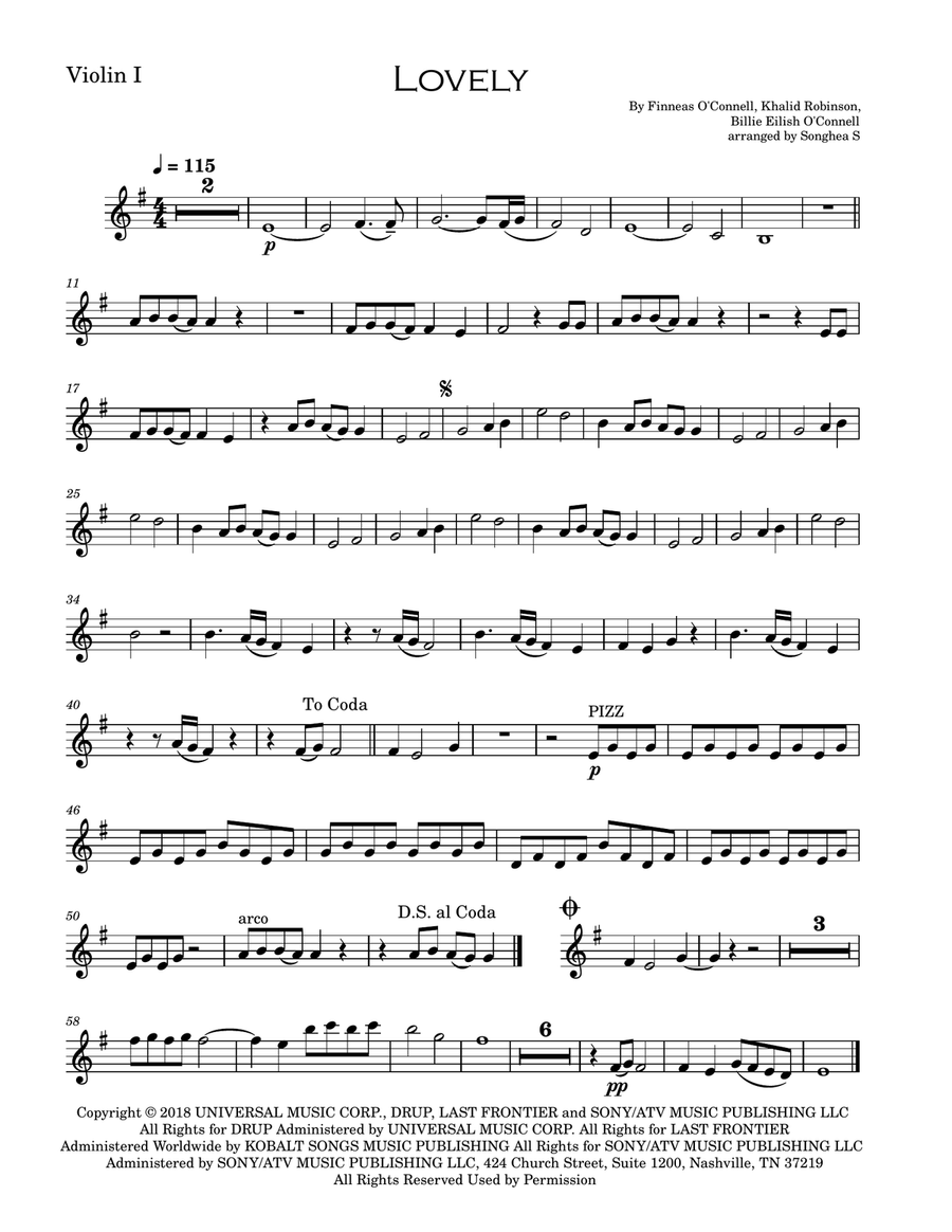 Lovely String Quartet scores gallery preview page 4