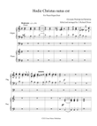 Hodie for Organ and Piano Duet