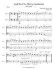 God Rest Ye, Merry Gentlemen for Cello Duet