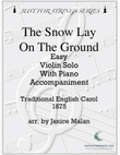 The Snow Lay On the Ground Easy Violin solo