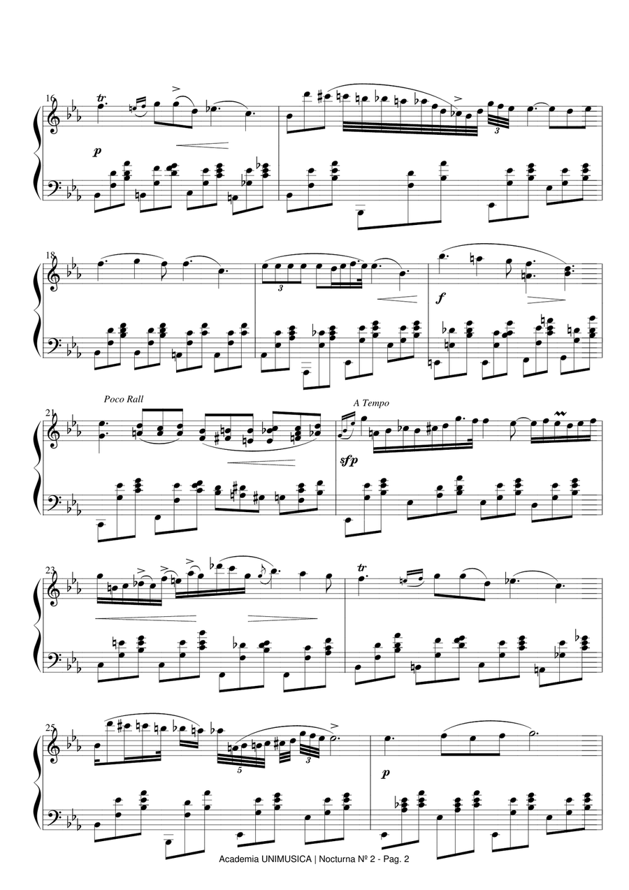 Frederic Chopin - Nocturne Nº 2 Opus 9 Small Ensemble scores gallery preview page 2