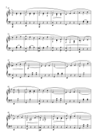 Je Te Veux. E. Satie for Solo Piano- Simplified Version- Intermediate Piano Solo scores gallery preview page 3