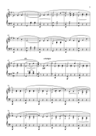 Je Te Veux. E. Satie for Solo Piano- Simplified Version- Intermediate Piano Solo scores gallery preview page 4
