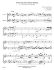 COME THOU FOUNT OF EVERY BLESSING - CLARINET DUET (unaccompanied)