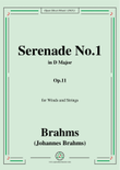 Brahms-Serenade No.1,Op.11,for Winds and Strings