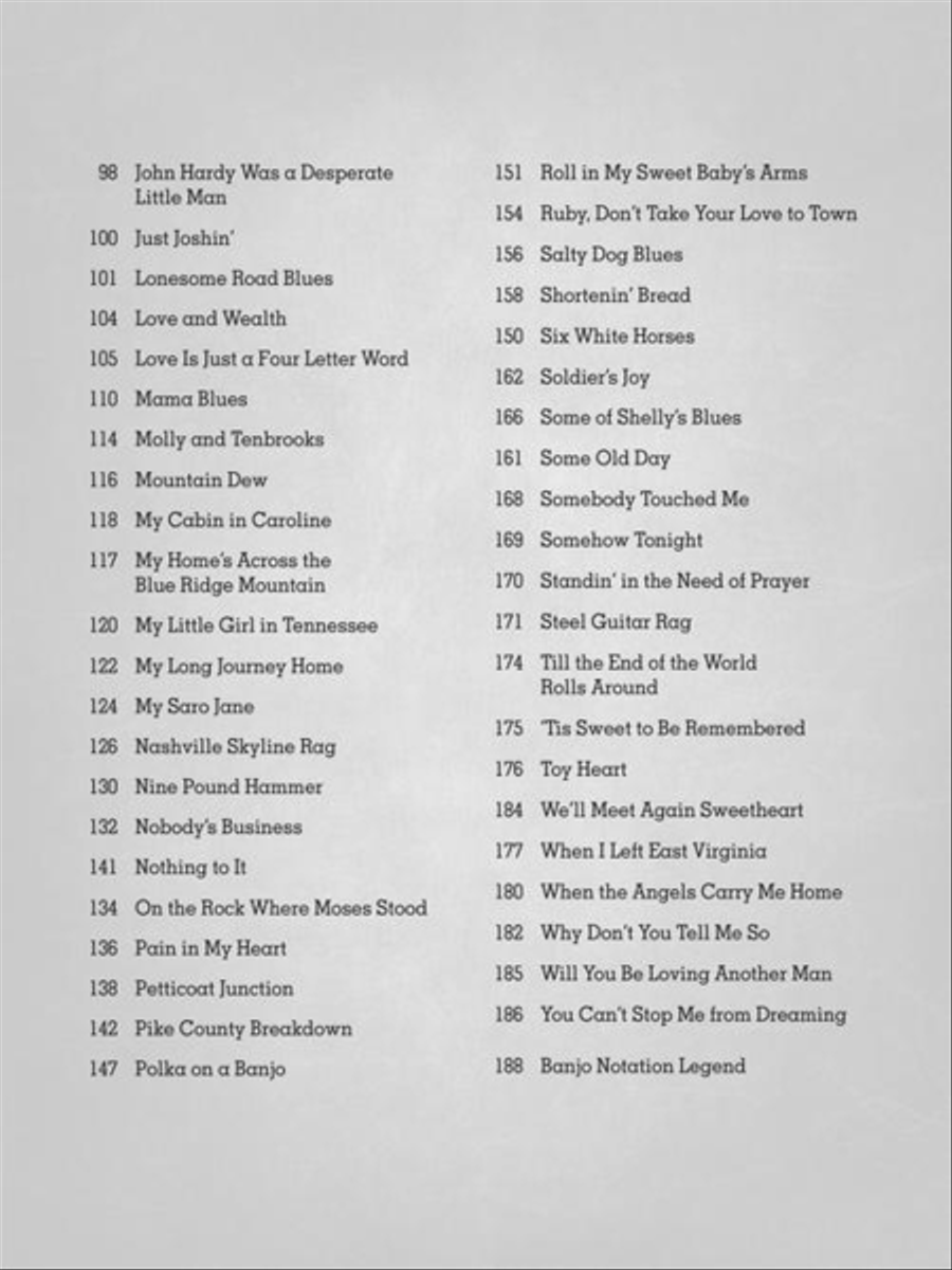 The Earl Scruggs Banjo Songbook Acoustic Guitar scores gallery preview page 5
