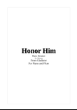 Honor Him