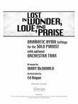 Lost in Wonder, Love, and Praise