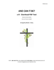AND CAN IT BE? with Overhead PDF Text