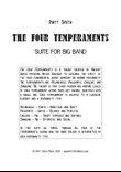 The Four Temperaments Suite by Matt Smith - BIG BAND