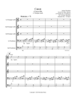 Canon (Pachelbel) (Bb) (Brass Quintet - 3 Trp, 2 Trb)