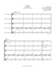 Canon (Pachelbel) (Bb) (Saxophone Quintet - 2 Alto, 2 Tenor, 1 Baritone)