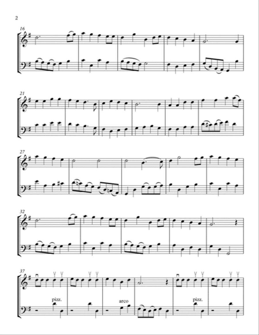 Frosty The Snowman Cello scores gallery preview page 2