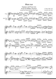 J S Bach Blute nur from St Matthew Passion, BWV 244. Flute and Alto Flute Duet