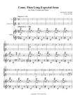 Come, Thou Long-Expected Jesus for Flute, Clarinet and Piano