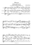 J S Bach Blute nur from St Matthew Passion, BWV 244. Flute, Alto Flute and Bass Flute Trio