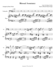Blessed Assurance--cello solo