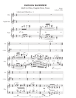 Indian Summer. Idyll for Oboe, English Horn, Piano