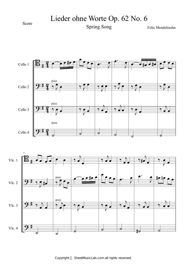 Lieder ohne Worte Op.62 No.6