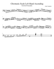 Scalar Chromatic Exercise No 3 Left Hand Ascending
