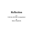 Reflection for cello and piano