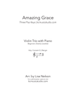 Amazing Grace - Violin Trio with Piano Accompaniment