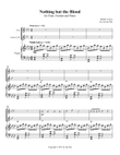 Nothing but the Blood for Flute, Clarinet and Piano