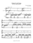 Fairest Lord Jesus for Flute, Clarinet and Piano