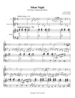 Silent Night for Flute, Clarinet and Piano