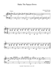 Shake The Papaya Down (piano part only)