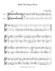 Shake The Papaya Down (Bb instrument duet, parts only)