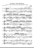Bass Clarinet Duet - Handel, The Messiah - Aria, 