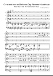 Christ was born on Christmas Day - Mixed Choir - SAB - Arr. Forevergreens Music