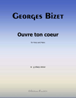 Ouvre ton coeur,by Bizet,in a minor