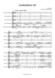 Londonderry Air (Danny Boy) - Saxophone quintet (SAATB)