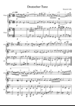 German dance for piano 4 hands