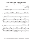 Must Jesus Bear The Cross Alone (with "Lonesome Valley") (Viola solo and Piano) mini preview