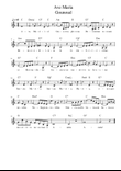 Ave Maria - Gounoud - main melody with chords