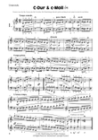 Exercise in C Major and C Minor