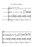Histoires: Le petit âne blanc (The little white donkey) by Jacques Ibert - for saxophone quartet (S