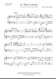 Q - Black Calendar - Piano Solo by Maytas Dhamalongkrot