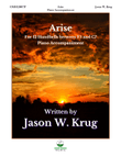 Arise (piano accompaniment for 12 handbell version)