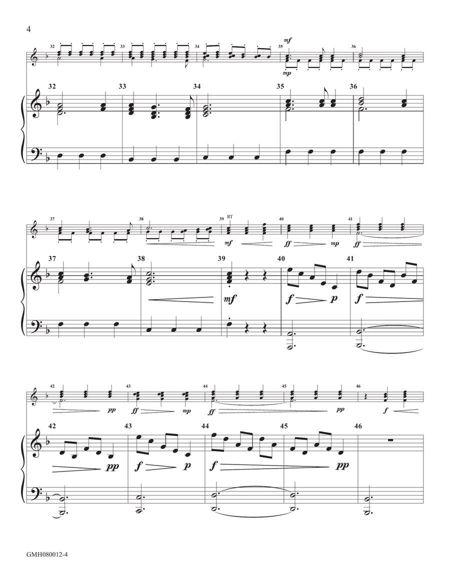Victory! (piano accompaniment to 8 handbell version) Victory! (piano accompaniment to 8 handbell version) Handbell Choir scores gallery preview page 4