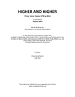 (your Love Has Lifted Me) Higher And Higher