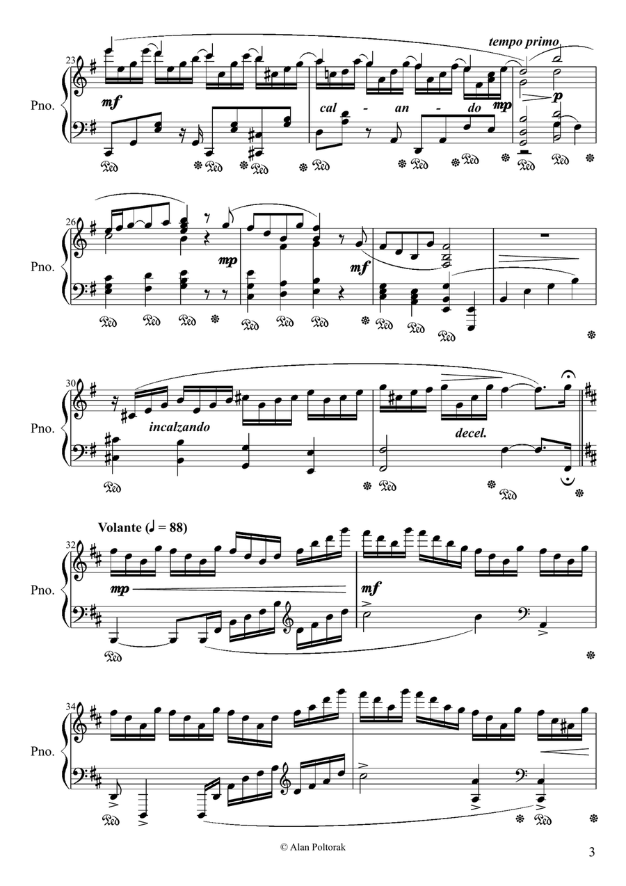 April Showers April Showers Piano Solo scores gallery preview page 3