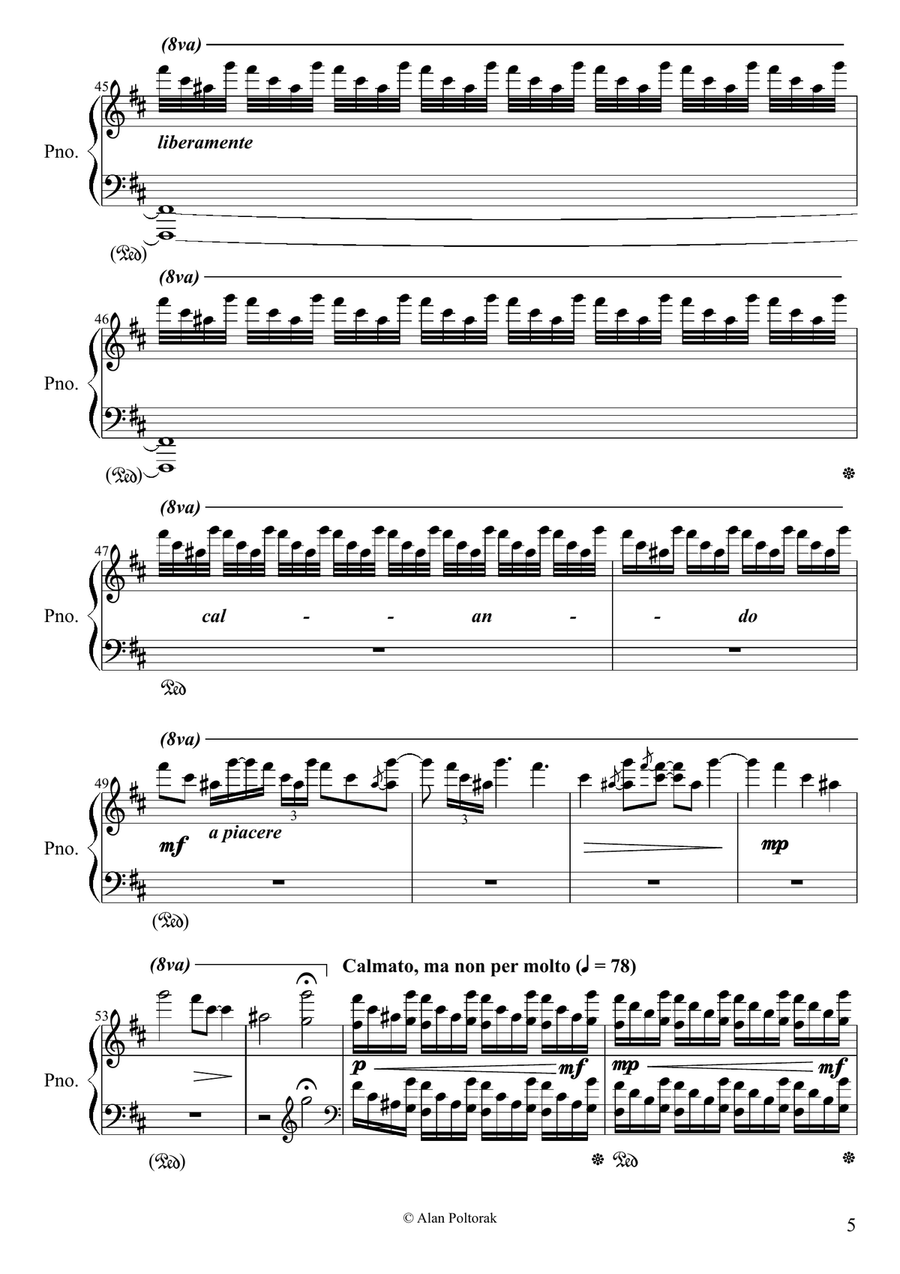 April Showers April Showers Piano Solo scores gallery preview page 5