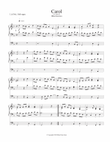 Carol for pipe organ